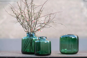 Vase Tiza Smoky Green