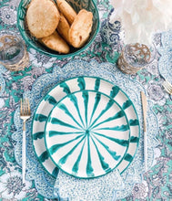 Load image into Gallery viewer, Pomelo Casa Salad Plate With Candy Cane Stripes