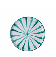 Load image into Gallery viewer, Pomelo Casa Salad Plate With Candy Cane Stripes