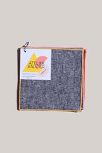 Load image into Gallery viewer, Atelier Saucier Rainbow Chambray Cocktail Napkin Set - Atelier Saucier