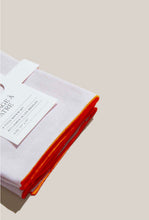 Load image into Gallery viewer, Atelier Saucier Blush Linen Orange Napkin Set