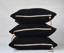 Load image into Gallery viewer, The Black Linen Pillow - Celina Mancurti