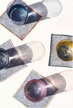 Load image into Gallery viewer, Atelier Saucier Rainbow Chambray Cocktail Napkin Set - Atelier Saucier
