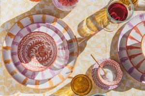 Pomelo Casa Small Bowl With Hand Painted Designs