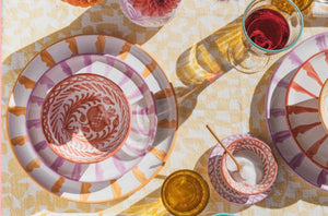 Pomelo Casa Mini Plate With Hand Painted Designs
