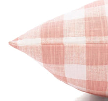 Load image into Gallery viewer, Foggy Dog Blush Pink Gingham Check Dog Bed