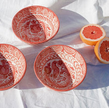 Load image into Gallery viewer, Pomelo Casa Medium Bowl Hand Painted Designs