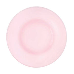 Mosser Glass 10" pink milk glass plate.  