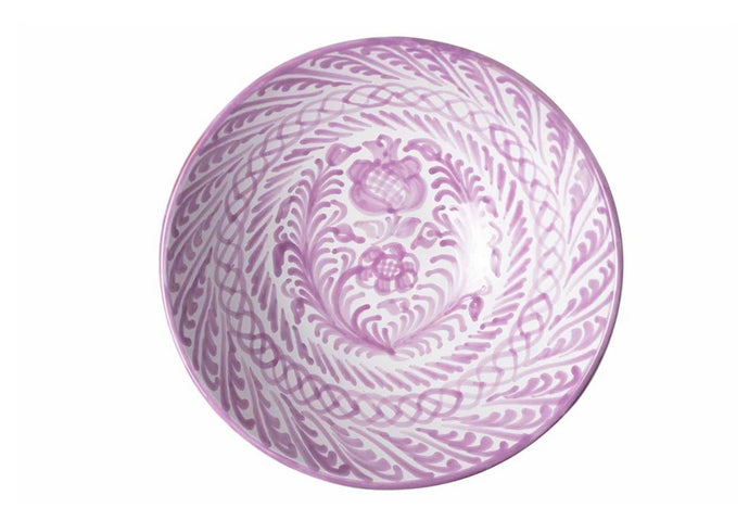 Pomelo Casa Large Bowl With Hand Painted Designs